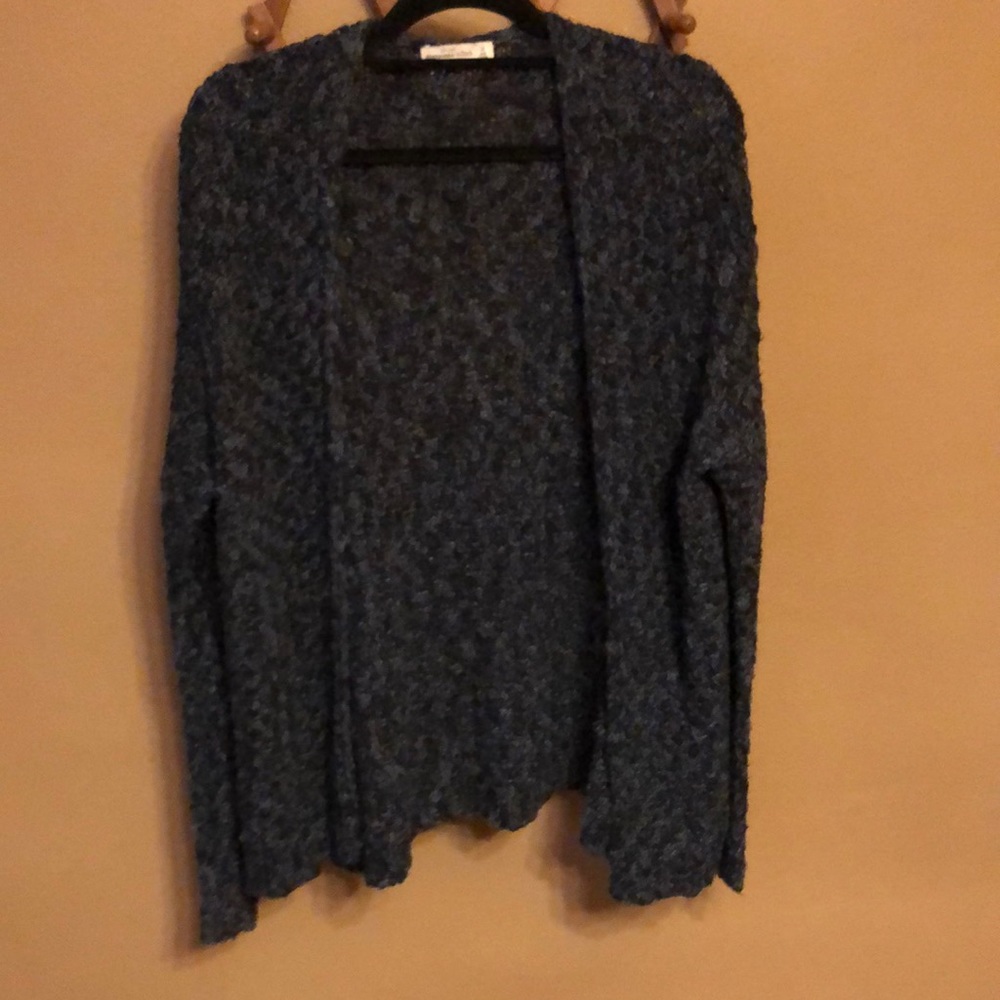Abercrombie & Fitch Navy Textured Cardigan
